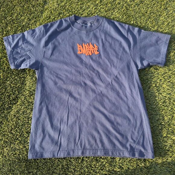 Empyre Men's Blue and Orange T-shirt - Picture 1 of 4